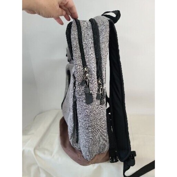 Bondka Padded Divided Insert backpack Gray & Black VGC - Picture 2 of 12